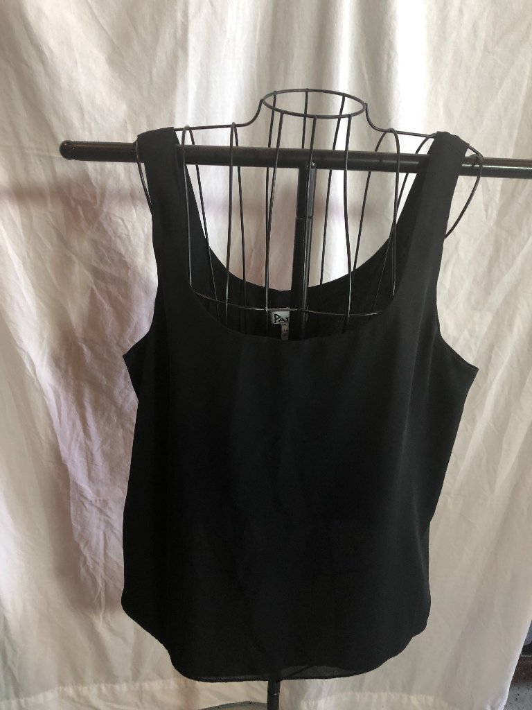 Patra Large Black Tanktop 20.5" Pit To Pit
